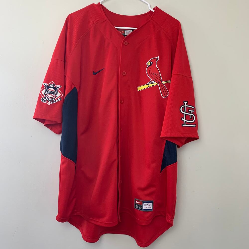 Nike Cardinals Button Down Jersey Shirt